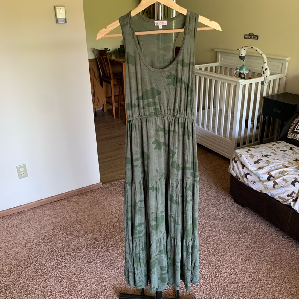 Sundry Evereve Maxi Dress Sleeveless Camo